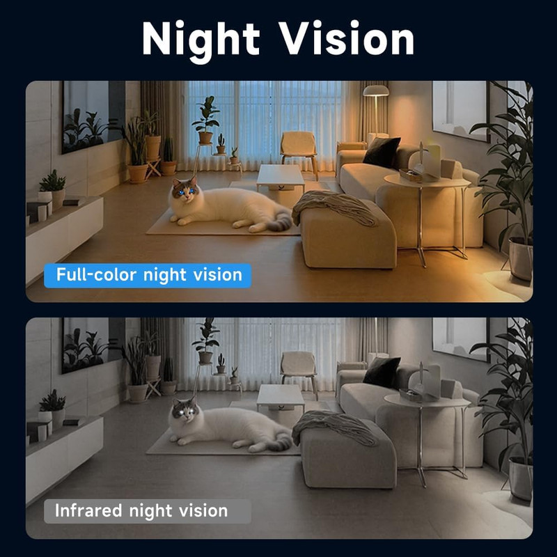 Pet Camera Robot with Cat Teaser: Battery-Operated, Movable with Phone App, 2-Wa gallery