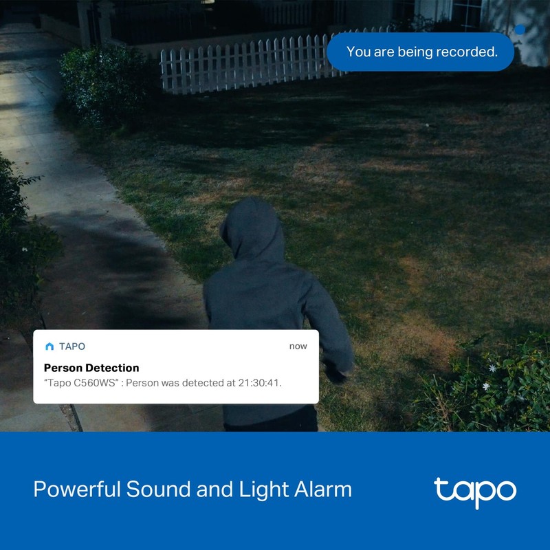 Tapo 4K 8MP Wired Pan/Tilt Outdoor Security Camera Free Person/Vehicle Detect & gallery
