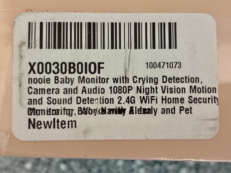 Nooie Baby Cam Security Camera Cry Detection Audio 1080P Night Vision Monitor gallery