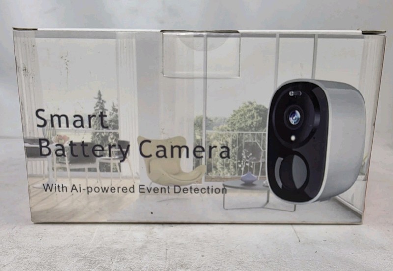 Hawkray Wireless Outdoor Camera – White 2.4GHz Wi-Fi Night Vision Weather Proof
