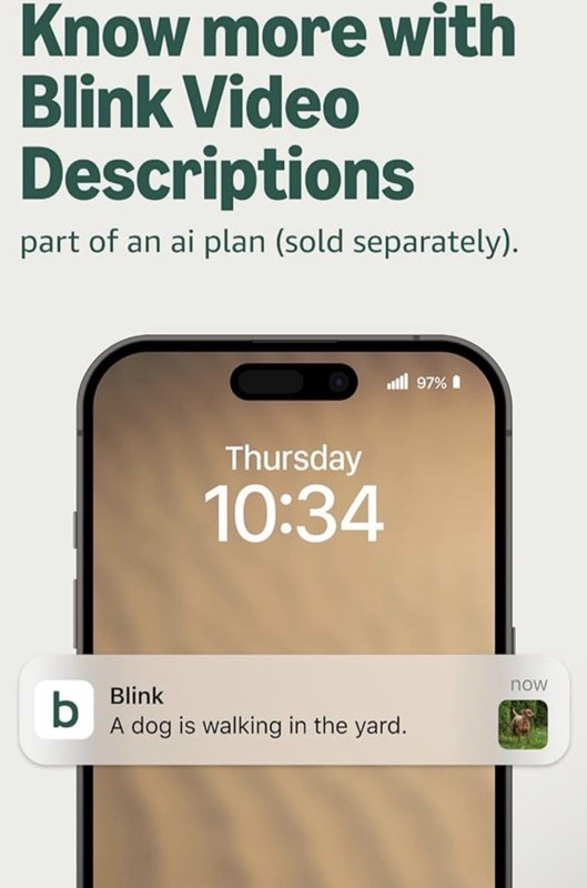 Blink Outdoor 4 2K+ (newest model) Wireless 3 Camera Smart Security System Black gallery