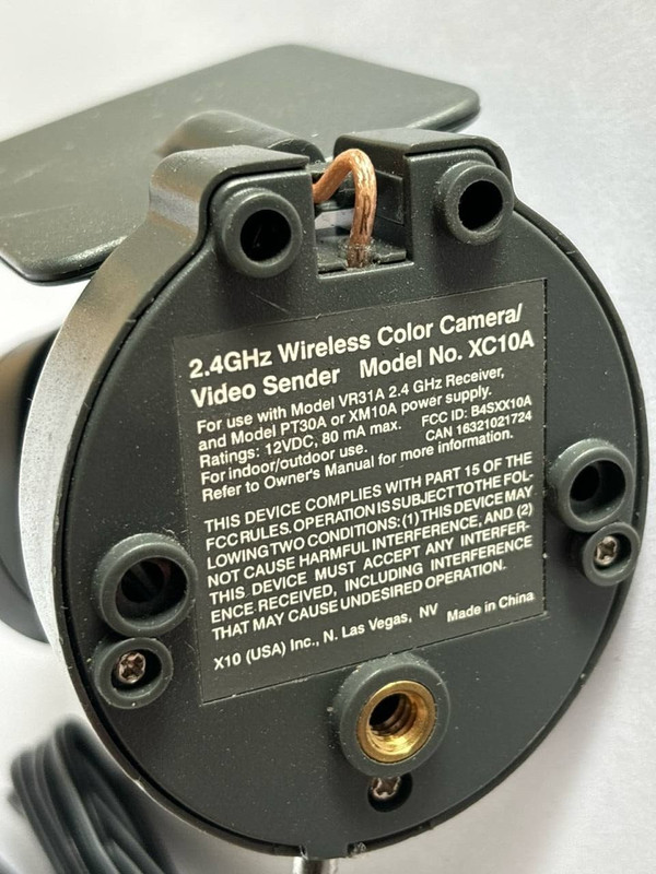 X10 XC10A 2.4GHz Wireless Color Camera Video Sender Outdoor for VR31A Receiver gallery