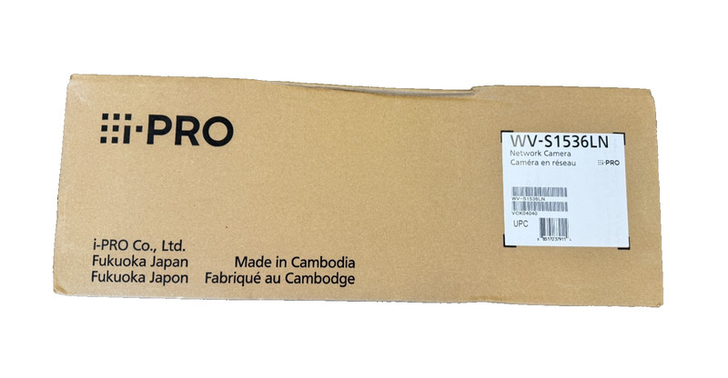 Panosonic ipro WV-S1536LN 2MP 1080p Outdoor Vandal Resistant Bullet Network CAM