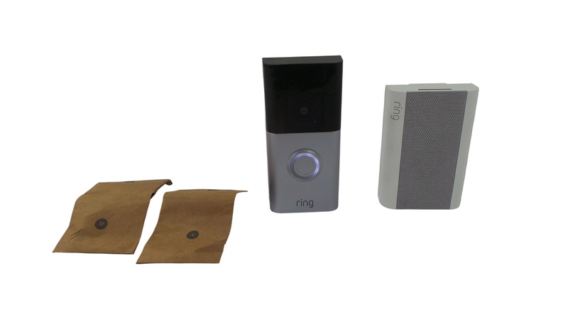 Ring Battery Doorbell Plus 5F77E9 1080p HD Video & Ring Chime Pro