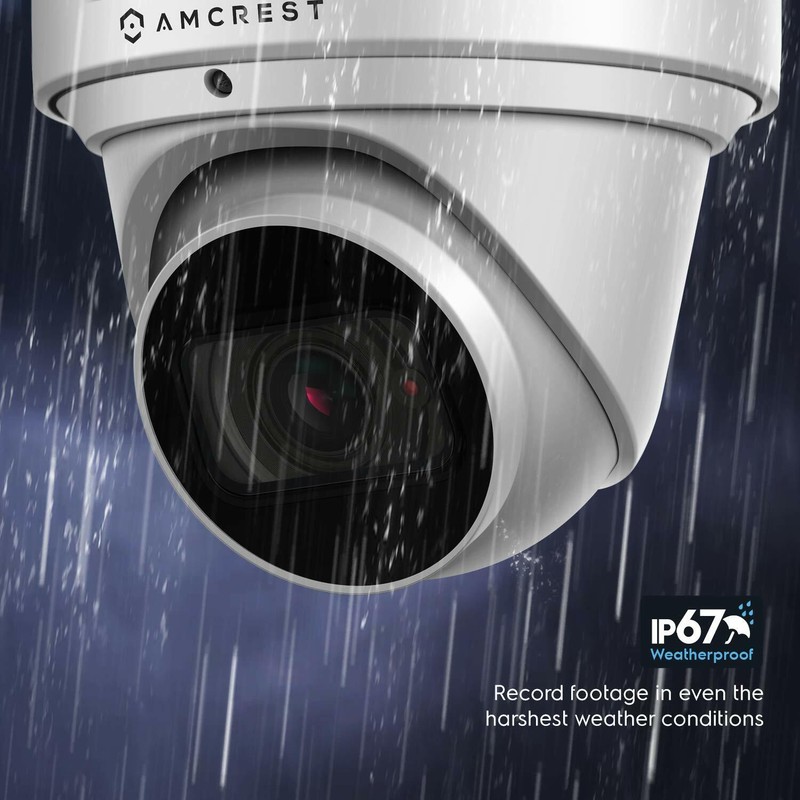 Amcrest 4K PoE Security IP Camera 4X Optical Zoom 8MP Motorized Lens Renewed gallery