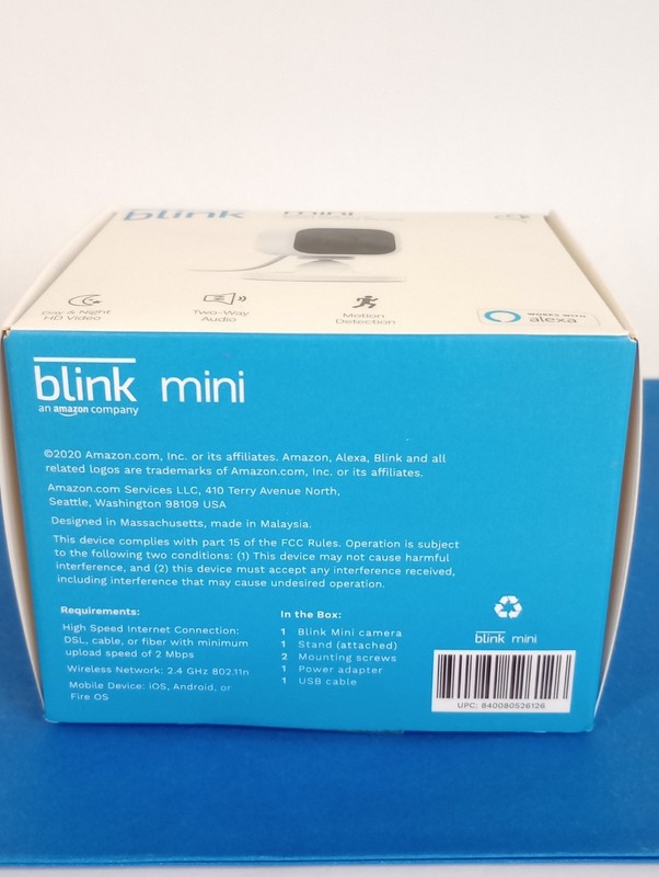 NEW Blink Mini Indoor Plug-in Smart HD Surveillance Camera - BCM00300U gallery