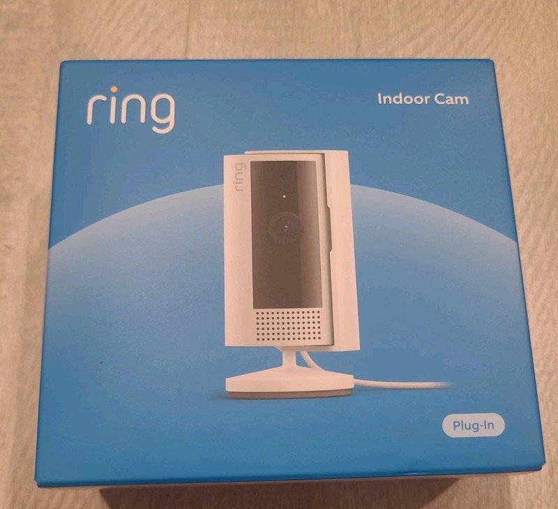 Ring Indoor Cam 2nd Gen Plug-In 1080p HD WiFi Security Camera White