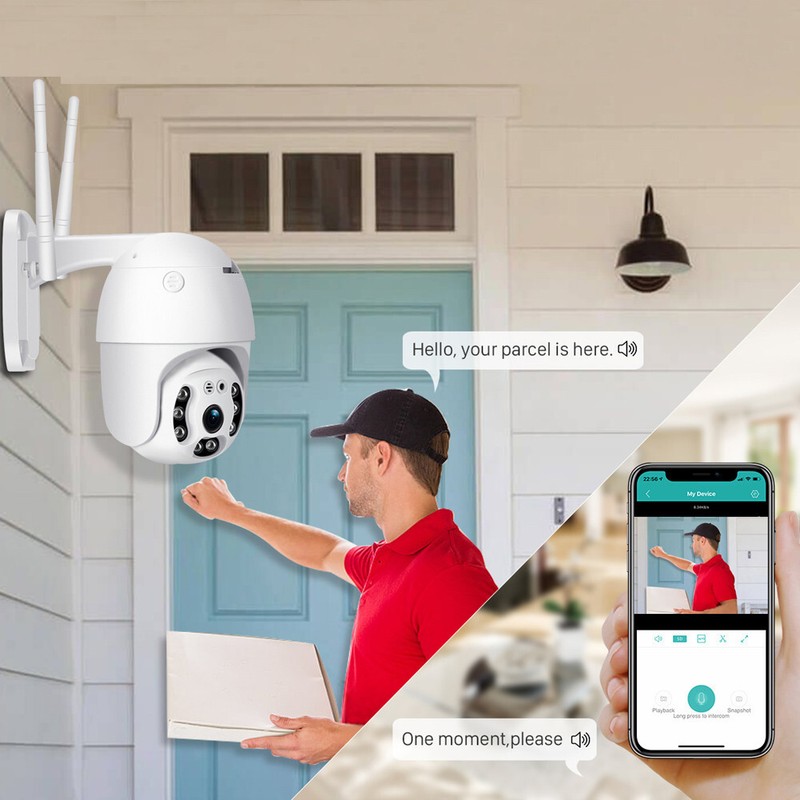 Wireless 1080P WIFI Camera Outdoor CCTV PTZ Smart Home Security Cam Night Vision gallery