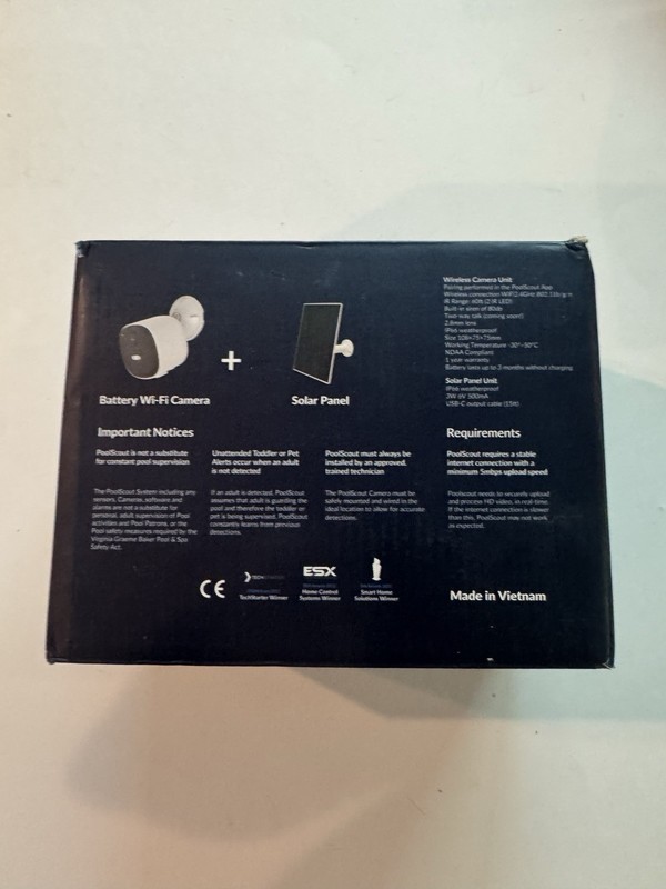 PoolScout Wireless Pool Alarm Solar Battery Kit Safety System IOS App ONLY gallery