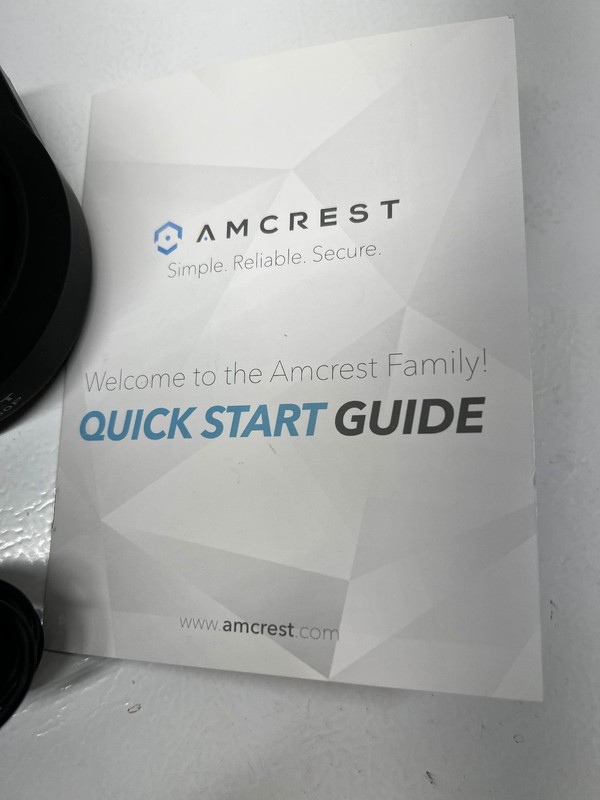 UNTESTED AMCREST 1080P Pan/Tilt Wirless IP Camera w/ Power Supply + Mount gallery
