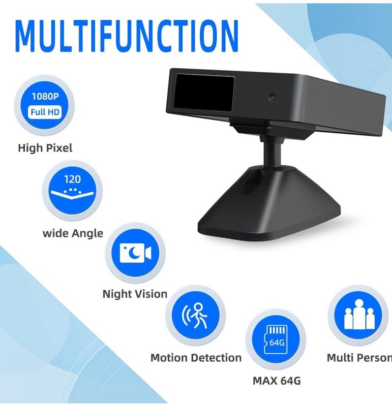 Mini cámara IP wifi de seguridad para el hogar, visión nocturna, HD1080P batería gallery