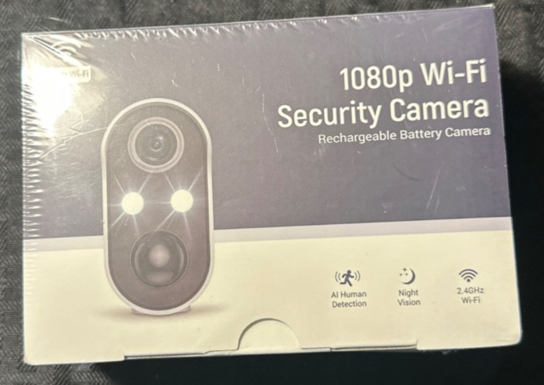 2 Home Security Wireless Outdoor Camera 1080P Waterproof Motion Detection lot gallery