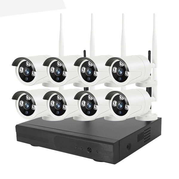 Wireless Audio Nvr System 8ch 3MP Cameras Better