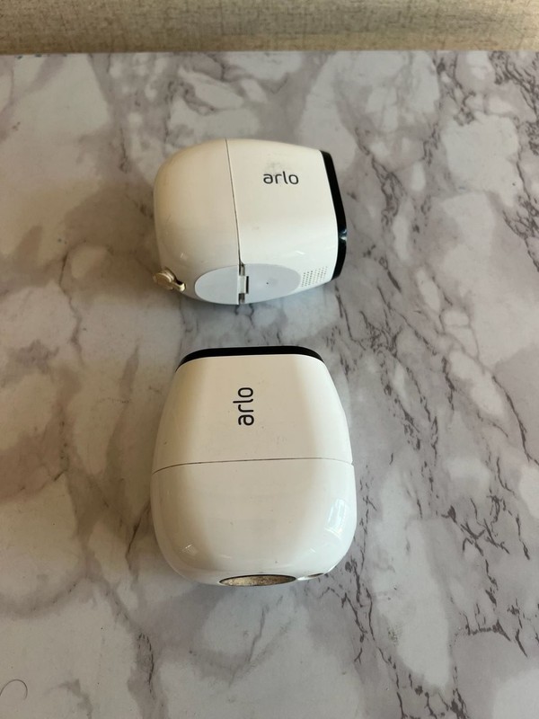 Lot Of 2 Arlo Pro 720p VMC4030 HD Wireless Security Cameras With Batteries