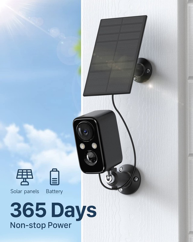 IHOXTX Security Cameras Wireless Outdoor Cameras for Home Security WiFi Camer... gallery