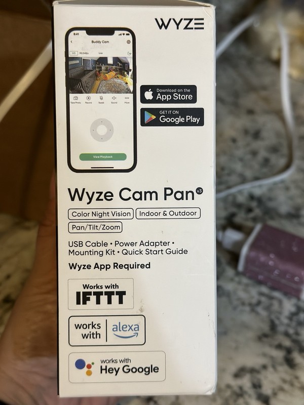 Wyze Cam Pan 3 Wireless Outdoor Surveillance Security Camera gallery