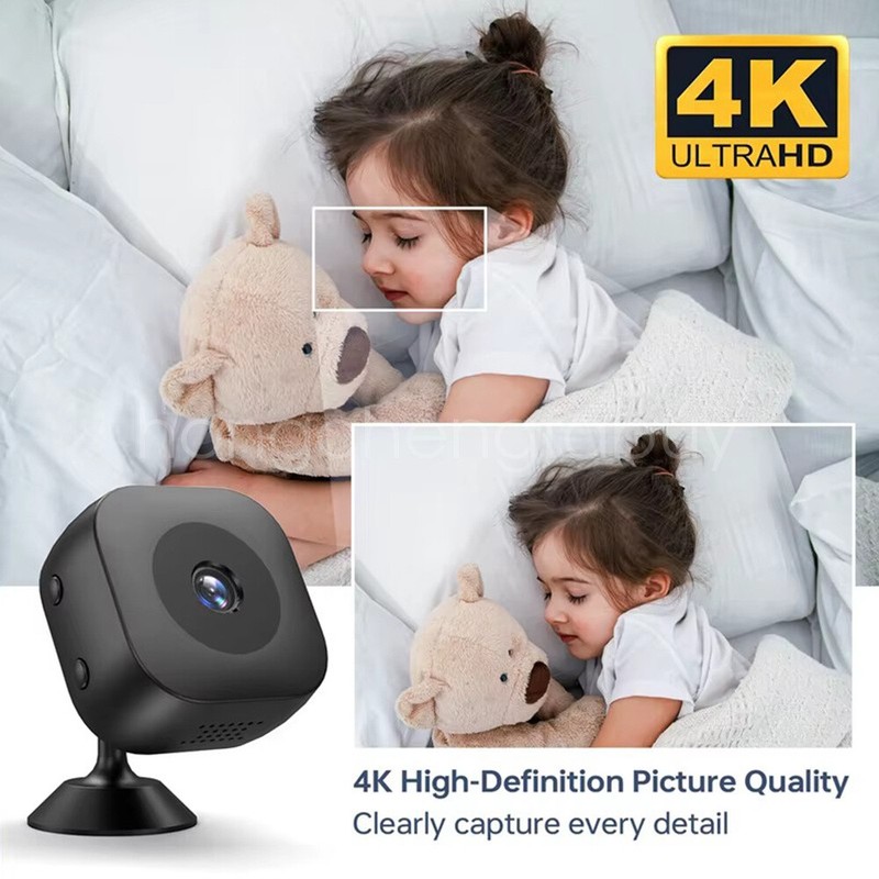 4K Wireless WiFi Cam Indoor Outdoor MINI HD IP Camera Home Security IR Night Cam gallery