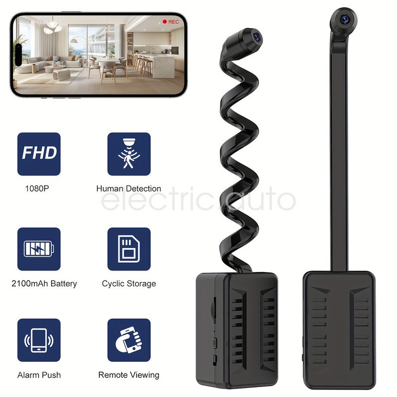 Flexible Lens Mini WiFI Camera 1080P HD IP Home Security Cam Remote Monitoring gallery