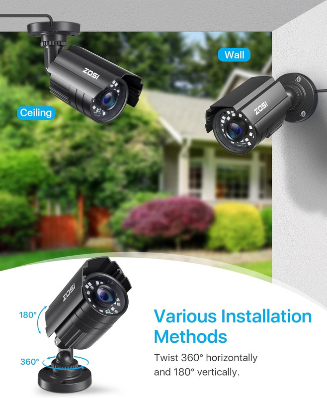 1080P CCTV Camera Outdoor Indoor Hybrid 4 in 1 HD TVI/CVI/AHD/CVBS Home Security gallery