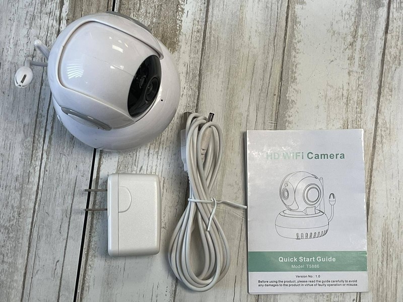 Home Security Camera, Baby Camera WiFi Camera for Pet/Nanny, Motion Alerts, 2 Wa gallery