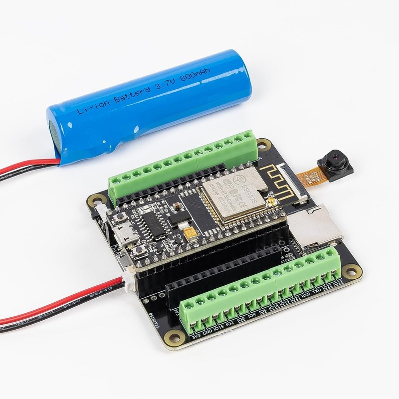 Rechargeable Battery & Micro SD Card Slot for Arduino gallery