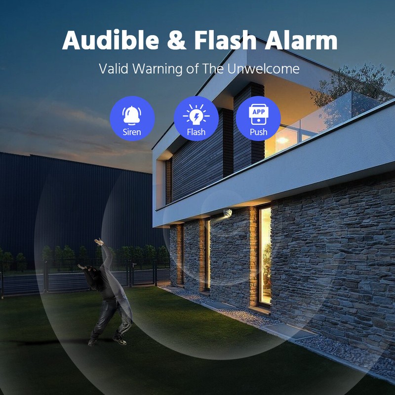 ANNKE 5MP Home PoE Security IP Camera Two Way Audio Recording Color Night Vision gallery