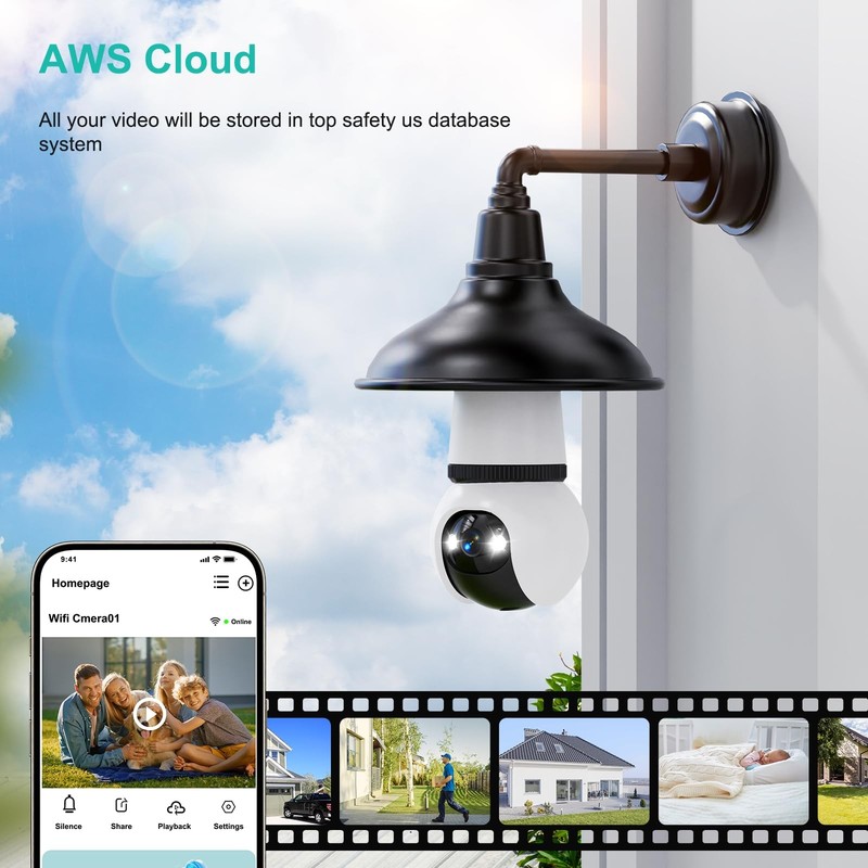 2K Camaras De Seguridad 360 Inalambricas Solar 5G Y 2.4G 24/7 Para Casa Exterior gallery