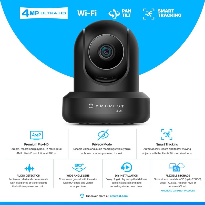 Camara De Seguridad Với Rotacion Y Audio De Dos Vias Estilo De Lujo Pro gallery