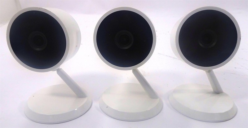 Lot of 3 Amazon PB04JL Cloud Cam Indoor Security Camera- Free Shipping