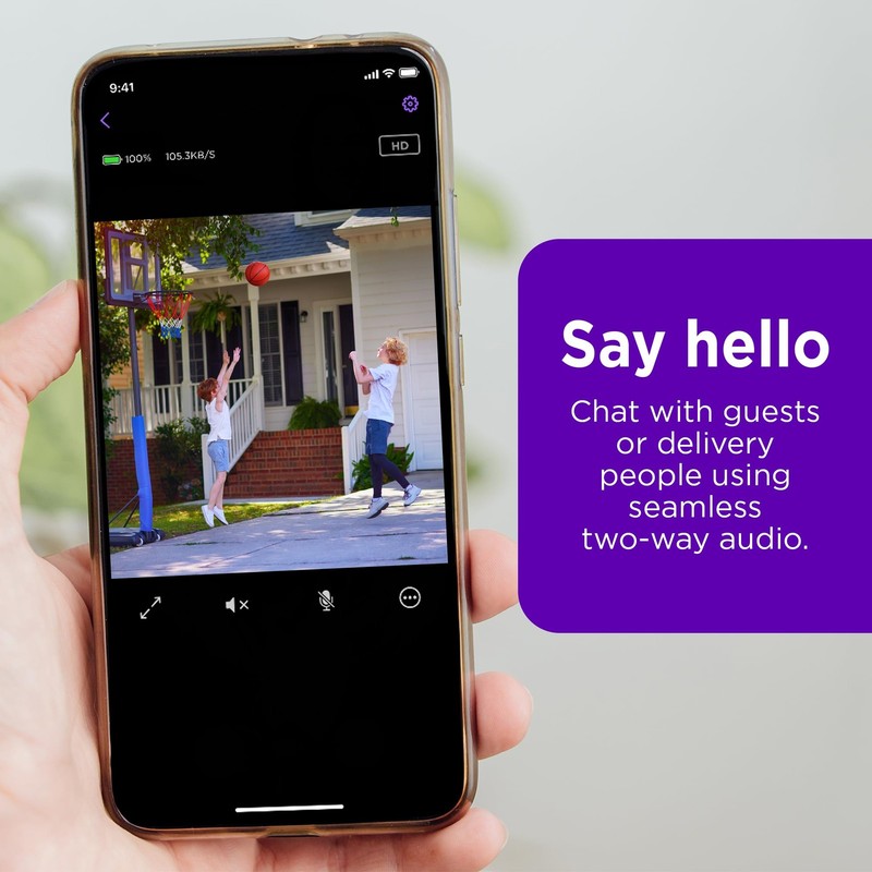 Roku Outdoor Camera for Home Security - IP65 Weather Resistance Wireless gallery