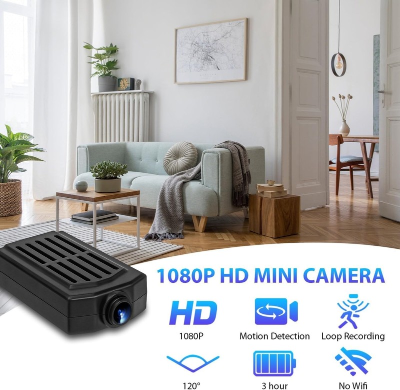 64GB Mini Security Camera,1080P Dome Camera with Motion Detection(Not WiFi) gallery