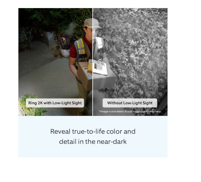 [ BIG SALE ] Ring Outdoor Cam Plus 2K Camera White gallery
