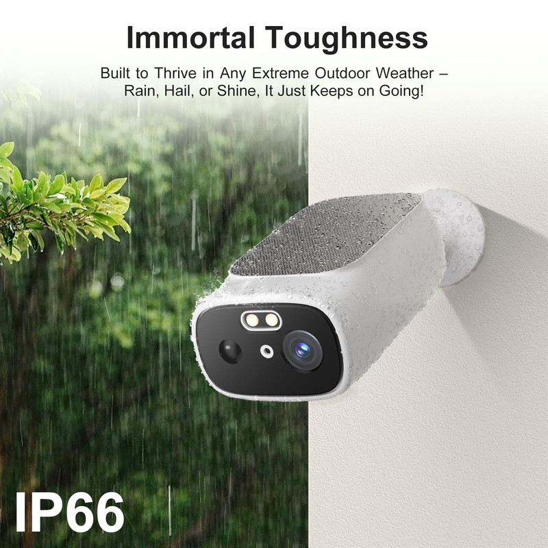 2K Camara De Seguridad Solar Para Casa Exterior Inalambrica Compatible Con Alexa gallery