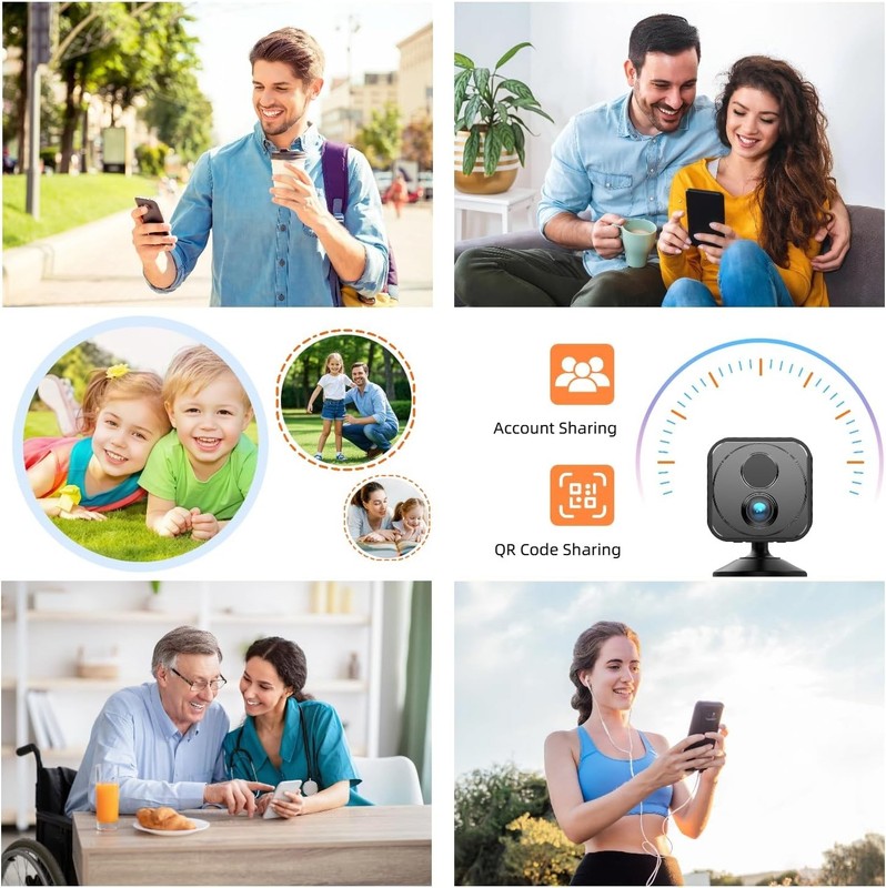 Mini Camera 30-Day Battery Life-1080P HD, AI Motion Detection, WiFi,Night Vision gallery