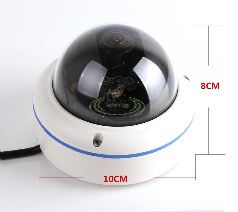 AHD HD 2.4mp 360 Degree Fisheye Widely Angle View Security Camera 12VDC gallery