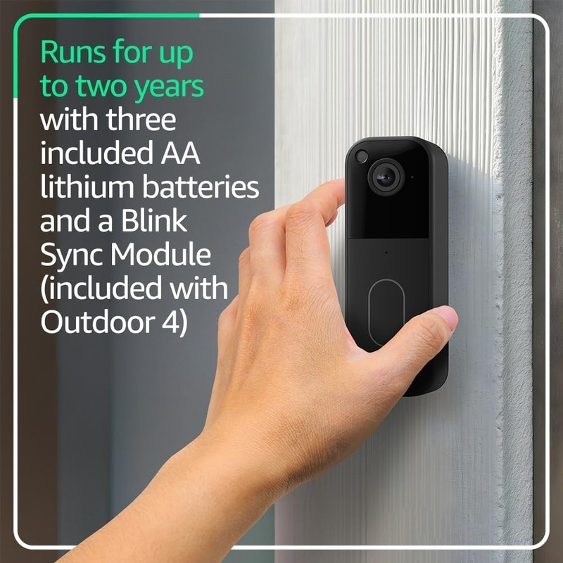 Blink Video Doorbell 2nd Gen + Outdoor 4 4th Gen Sync Module Core NEW gallery