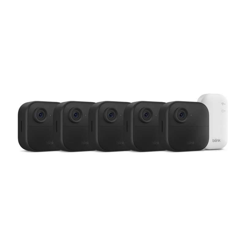 Blink Outdoor (4th Gen) Smart Security 5 Camera Wire Free W/ Sync Module Core