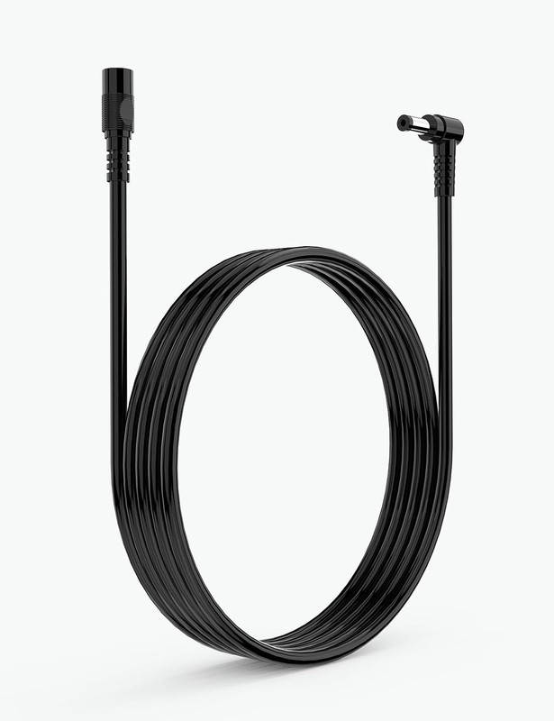 Tonton DC Power Extension Cable 1M 3.3FT 5.5mm x 2.1mm 5521 90 3.3FT, Black