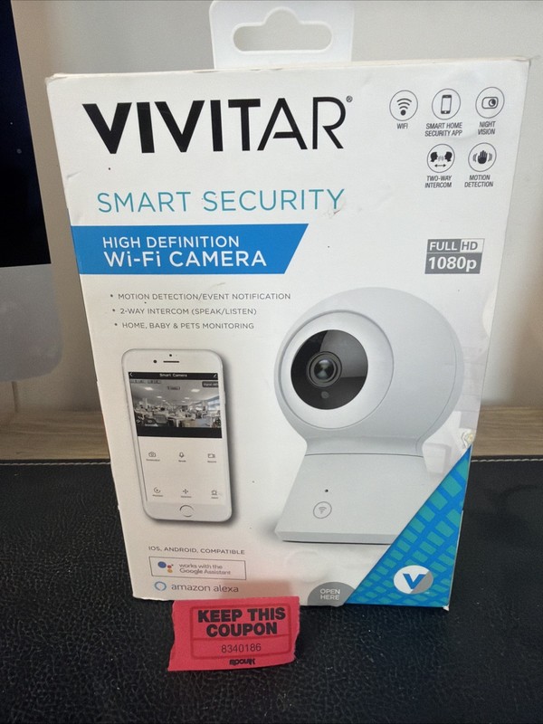 Vivitar 360 Wide Angle View Smart Home 1080p HD Security Camera gallery