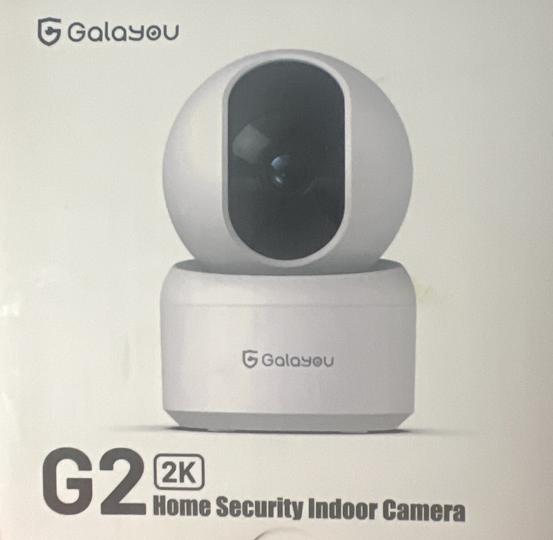 Indoor Security Camera 2K, Galayou Pet Camera, 360 Degree Wifi Home Security Cam
