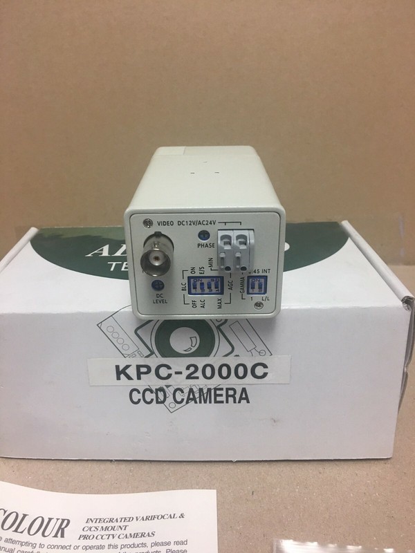 KT&C KPC-2000C Color Box Camera 380 TVL 4-8 mm Varifocal Built-in Lens, DC 12V gallery