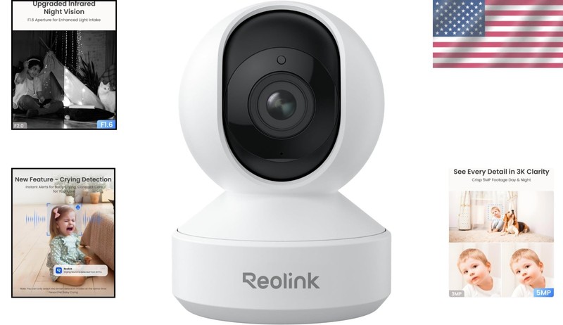 Reolink 3K 5MP Camera F1.6 Aperture Wi-Fi Two-Way Audio gallery