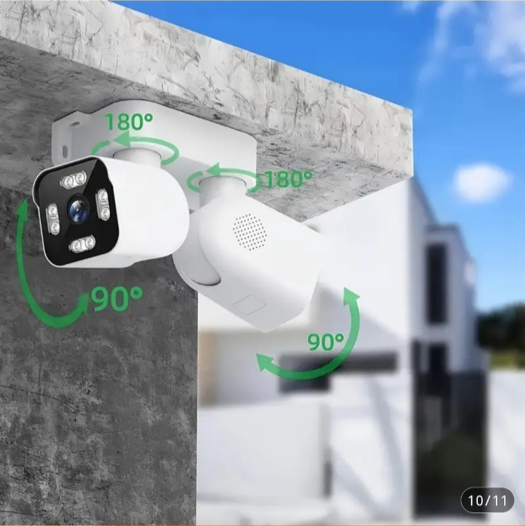 'with 64G Card '2.4Ghz Wifi Premium Outdoor/Indoor , 3K HD 8MP Double Lens PTZ , gallery