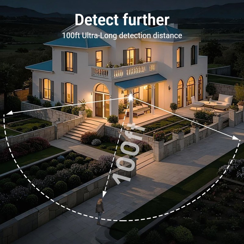 5MP Wireless Solar Powered Security Camera Outdoor WiFi PTZ Home 24/7 Recording gallery
