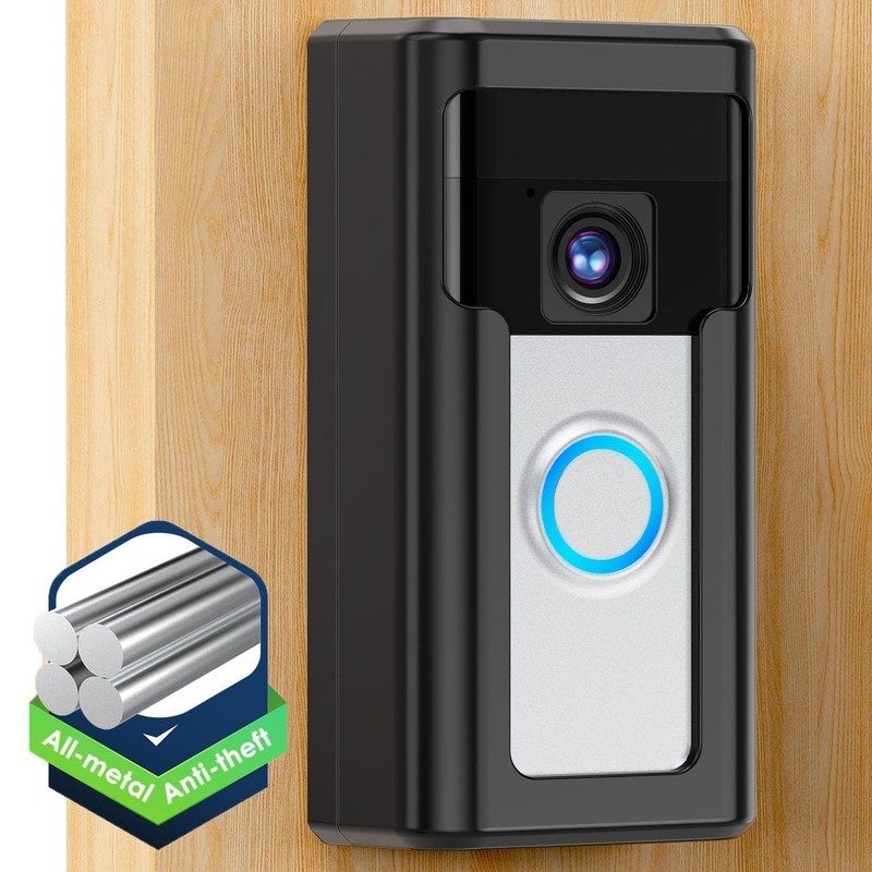 All-Metal Adhesive Video Doorbell Mount Compatible with Ring/Blink Wireless V…