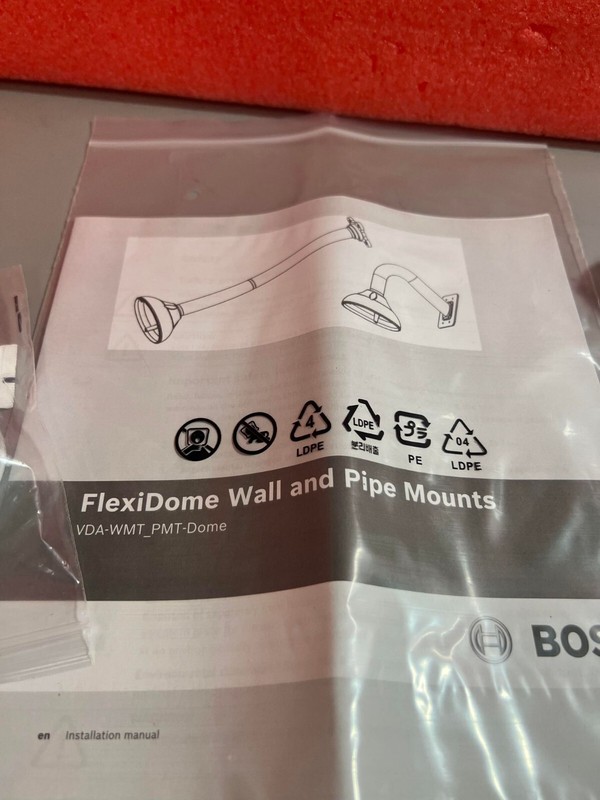 BOSCH VDA-PMT-DOME Security Camera Outdoor Pendant Mount Extension Pipe Only gallery