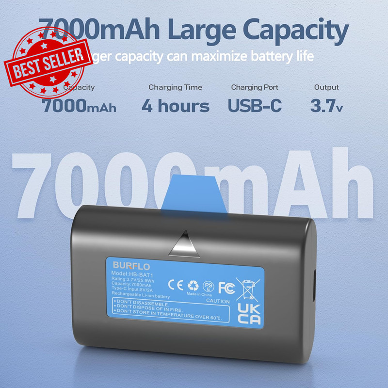 2-Pack Rechargeable Battery Wireless Outdoor Cameras 7000mAh with Cables gallery
