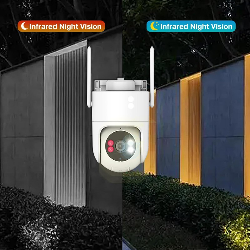 6MP TUYA Outdoor, 2.4G/5G WiFi Cameras for Home 24/7 Recording, Pan-Tilt 360°... gallery