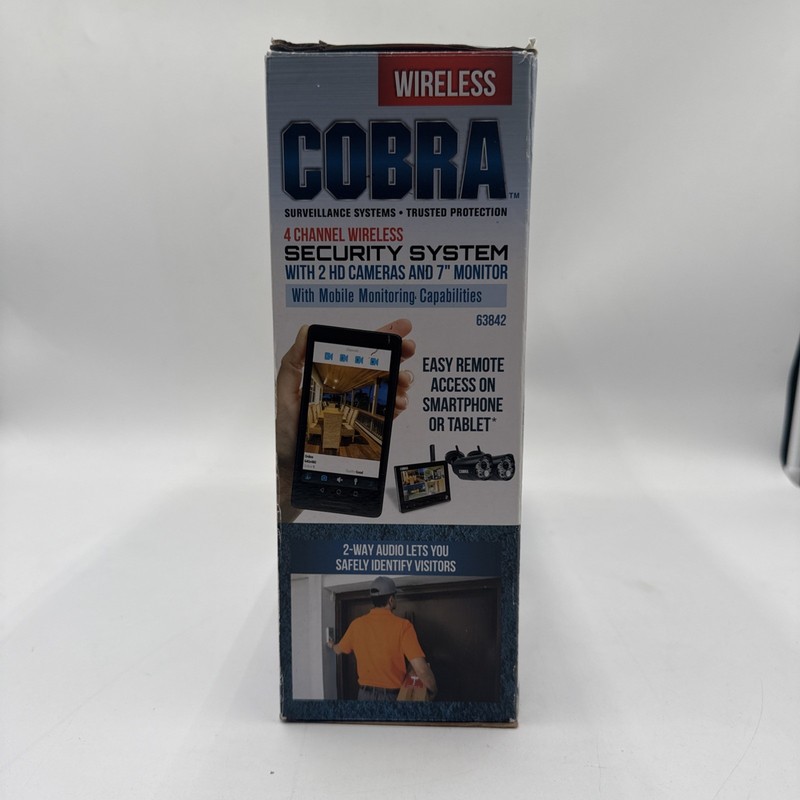 COBRA 4 Channel Wireless Surveillance System Brand New Open Box Free Shipping gallery