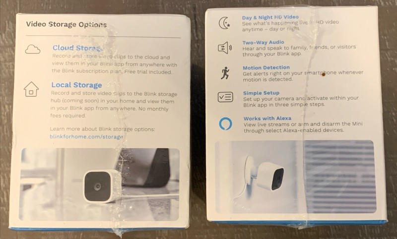 Blink Mini Indoor Plug-In Live HD Smart Security Cameras (New in Box) Lot Of 2 gallery